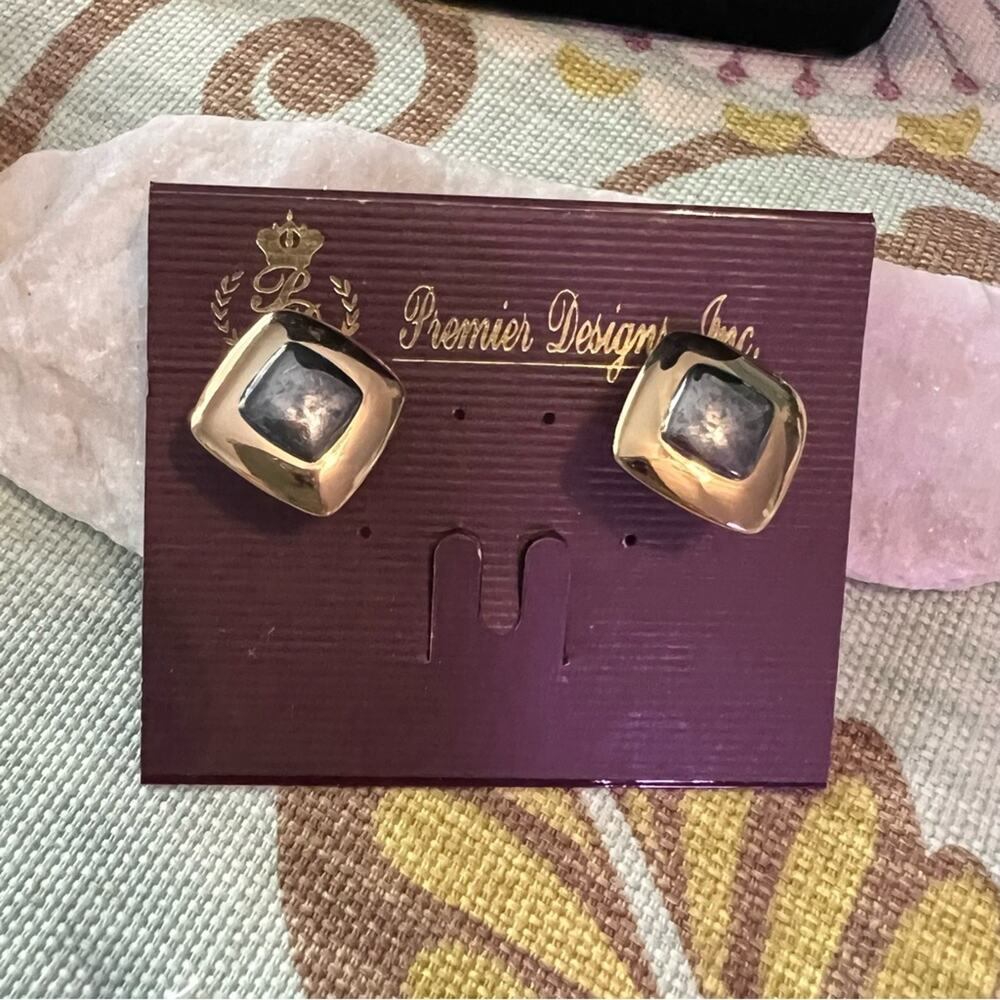 Premier Designs Post Clip Earrings NEW - Picture 5 of 7